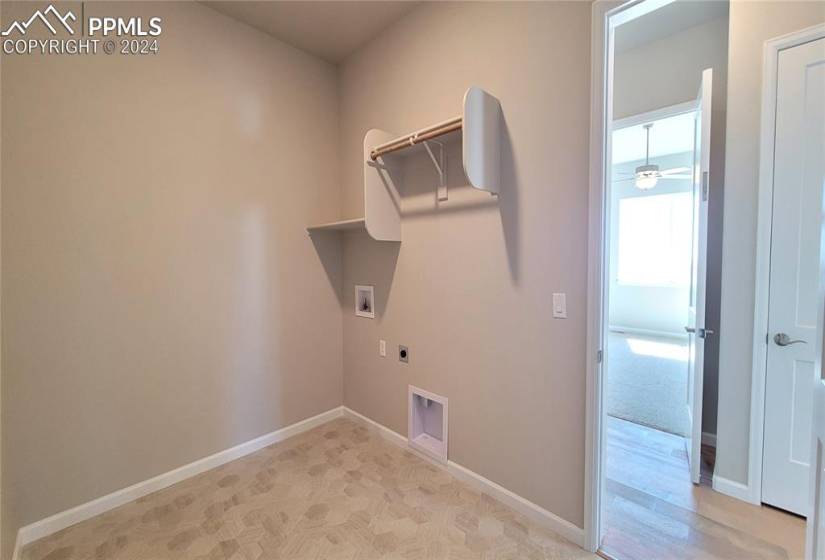 Laundry room conveniently located on the main level!