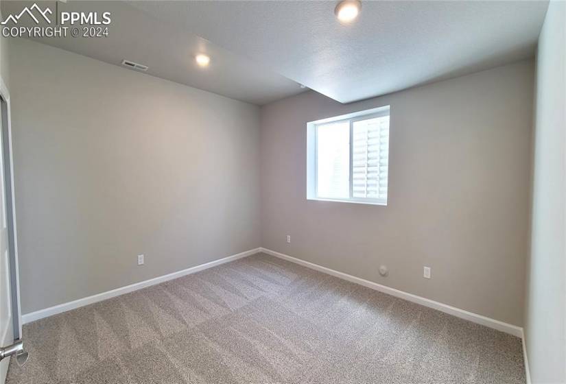 3rd Bedroom, located in the lower-level!