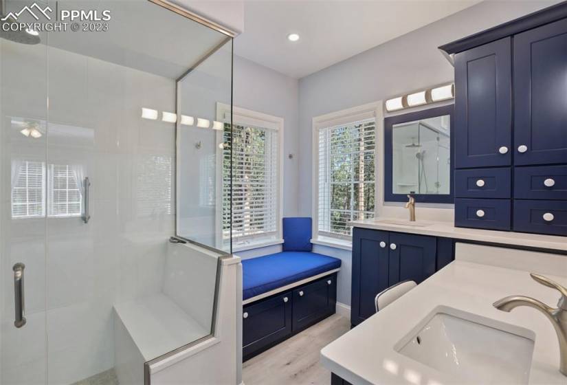 Remodeled primary bath