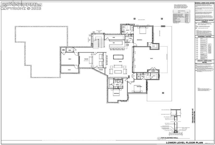 Lower Level Walk-Out Floor Plan