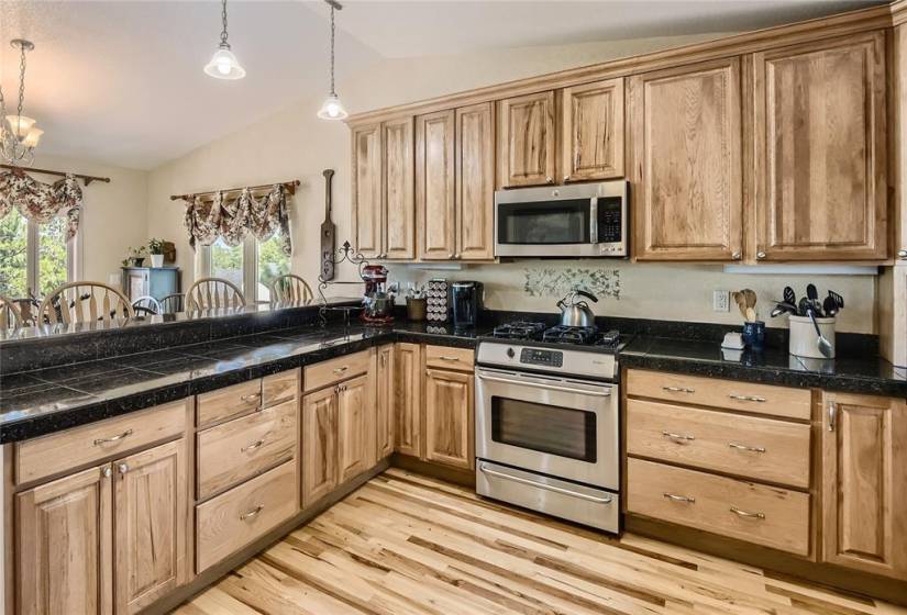 Gourmet Kitchen with Custom Cabinets