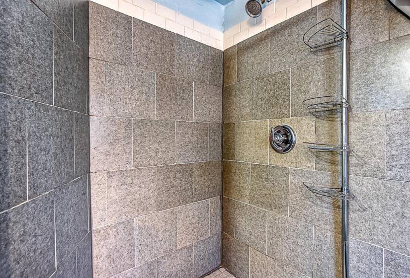 Secondary bathroom with standup shower