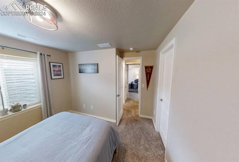 Privately situated with convenient access to the 3rd full bath, 2nd linen closet and 5th bedroom.