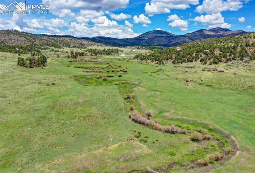 Back Pasture in Valley Featuring approx. 15 Fenced Acres of Pasture and Year Round Flowing Creek.