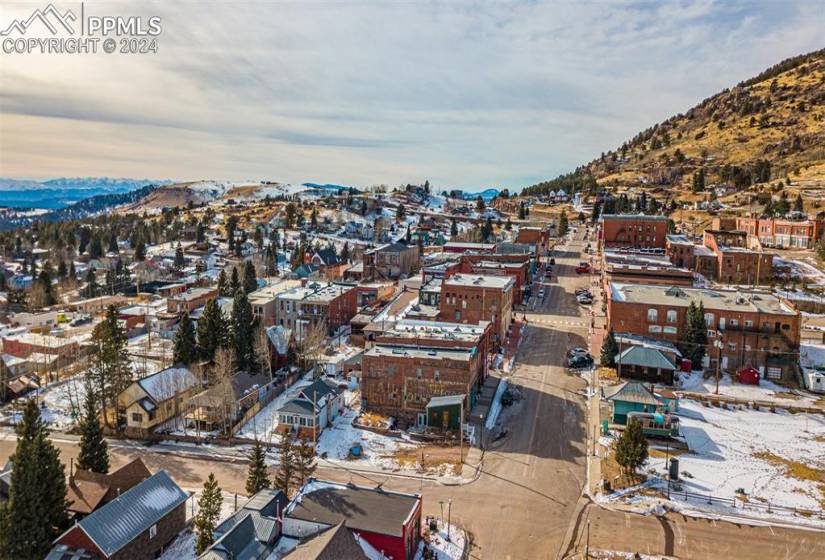 The quaint and welcoming town of Victor, CO.