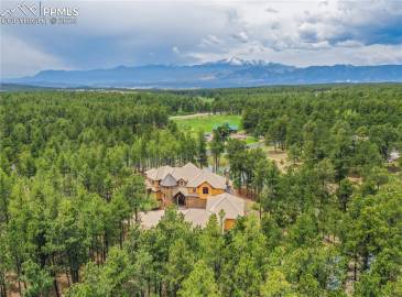 Nestled perfectly in the trees overlooking a pond and gorgeous front range views!