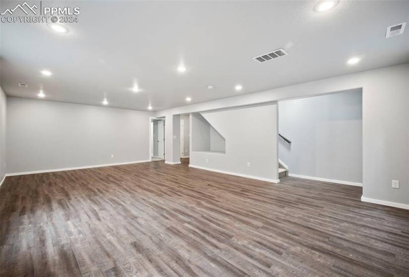 Spacious Finished Basement