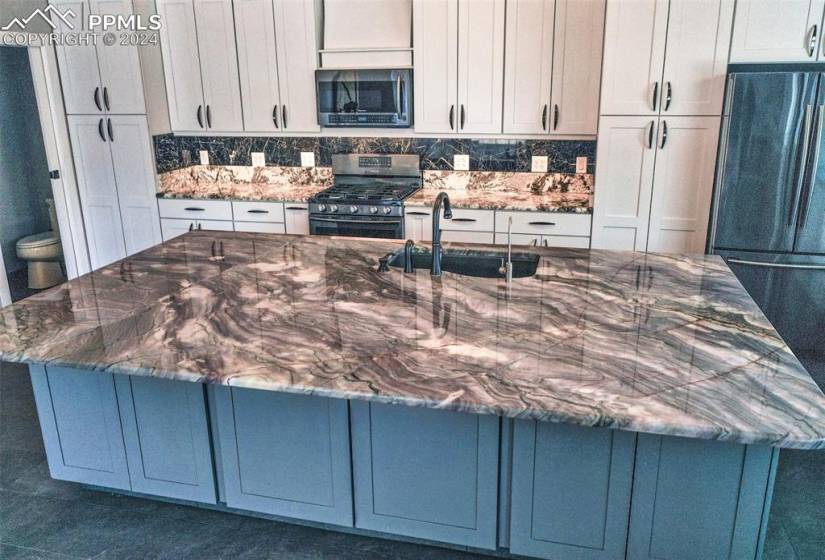 Brazilian Quartzite is much stronger and more heat-resistant than granite.