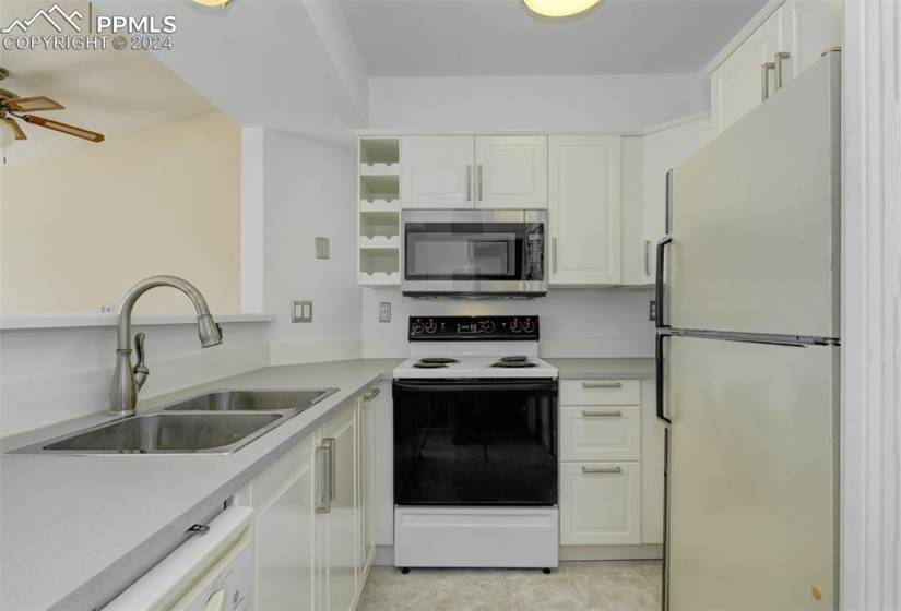 Remodeled galley kitchen