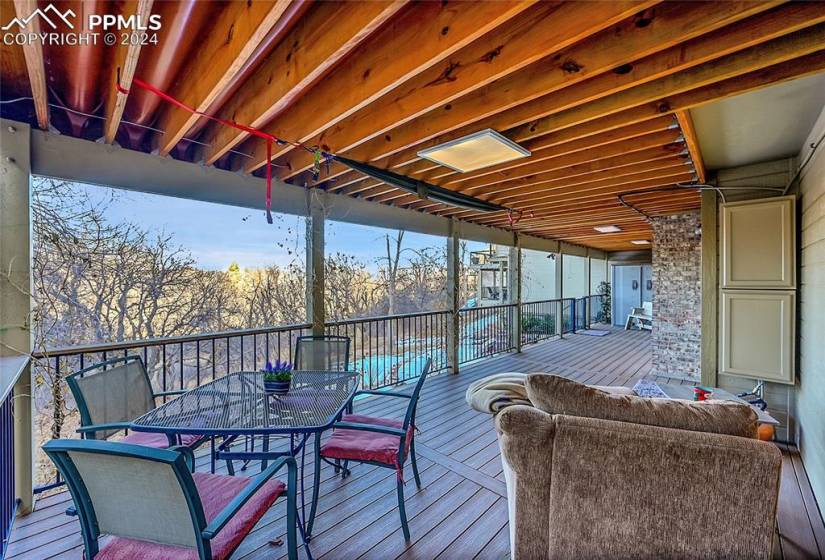 Lower Level Deck featuring an outdoor living space