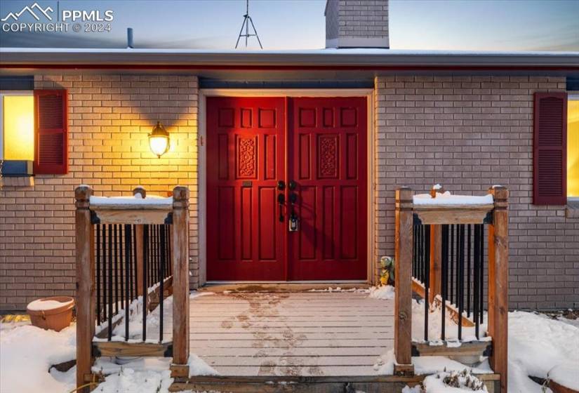 These doors are just the first of many beautiful details you will love about this home.