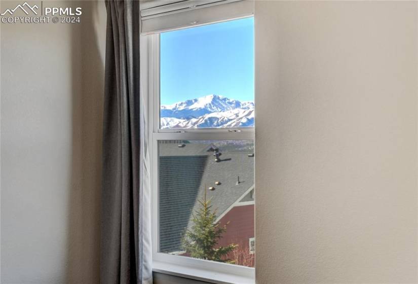 Mountain Range + Pikes Peak Views from Owner's Retreat