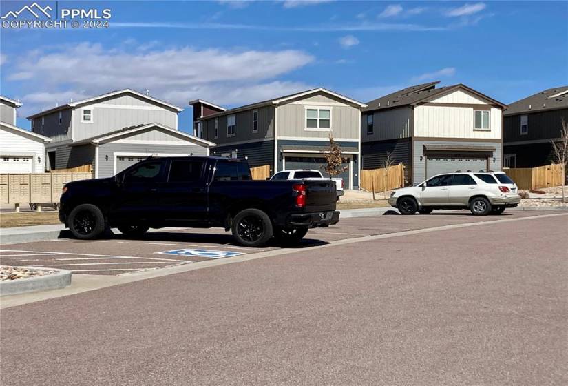Never fear, if you have guests, there are plenty of parking spaces steps away.