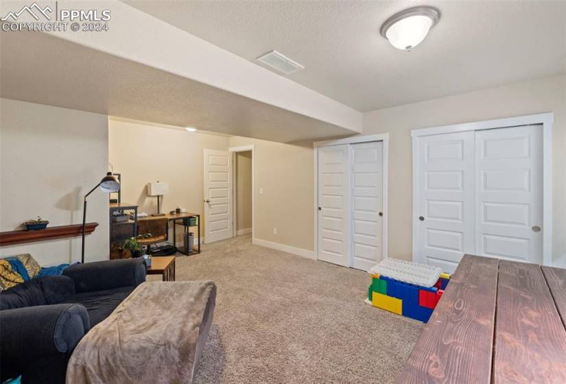 large 5th bedroom with two closets