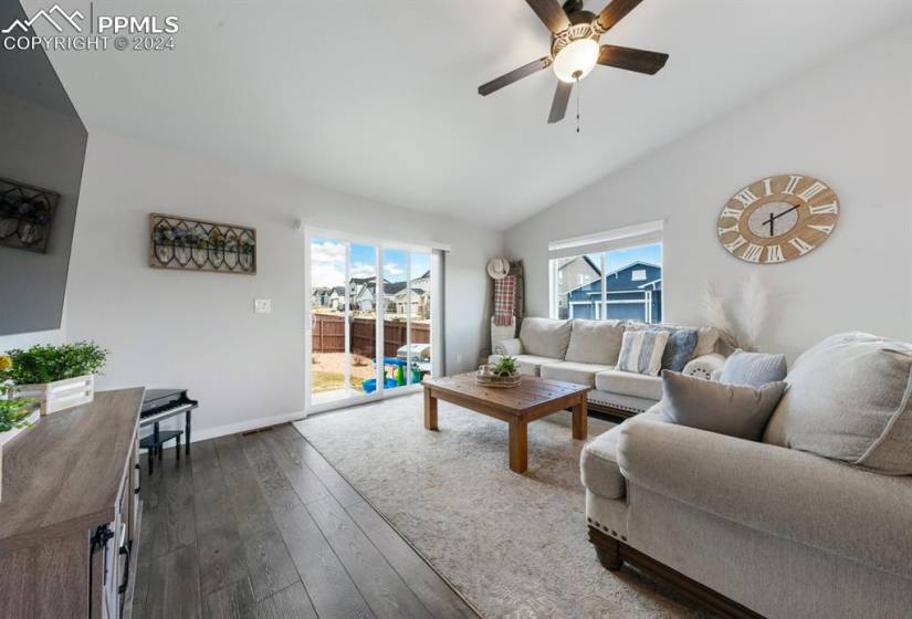 Bright, open living room with nice neutral color palette