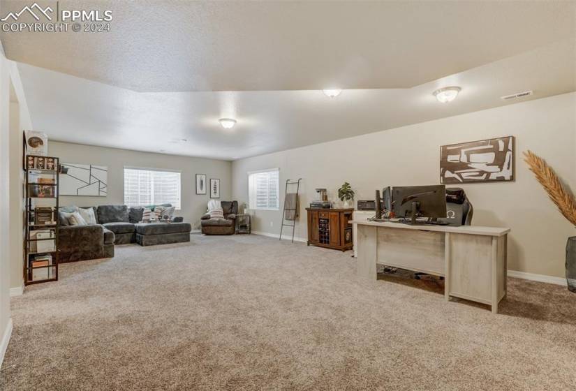 Finished basement has 2 large bedrooms, another full bathroom, plus a massive storage room.