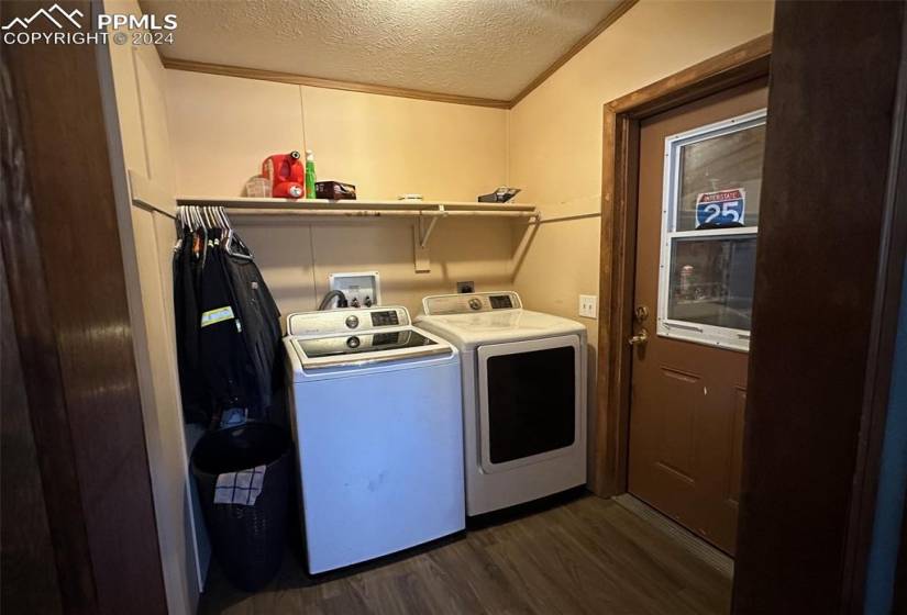 Separate Laundry/Mud Room of the Kitchen & Garage