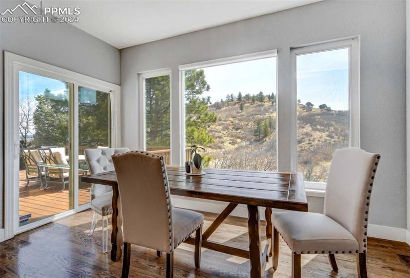 Dining room featuring hardwood / wood-style floors