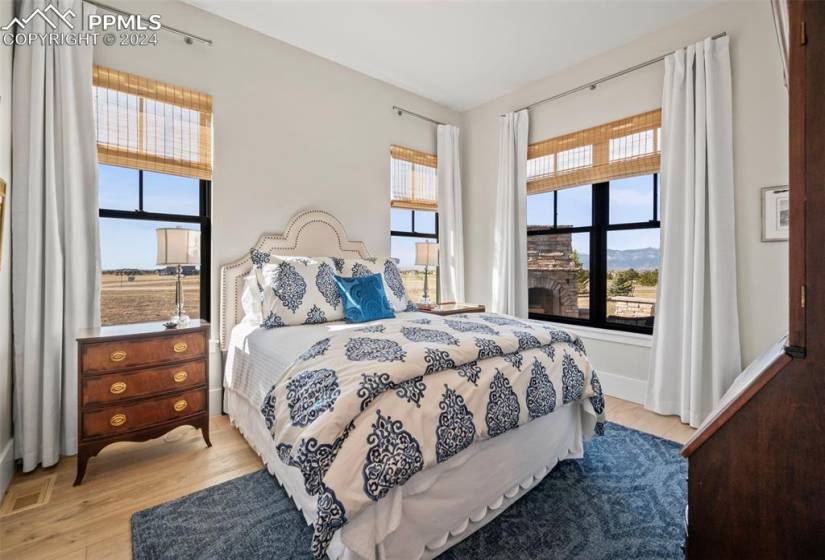 Bedroom featuring light hardwood / wood-style floors