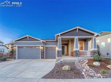 Impressive like-new rancher with beautiful mountain views from your covered front porch!
