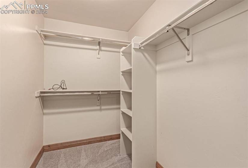 Walk-in closets compliment all three upstairs bedrooms.