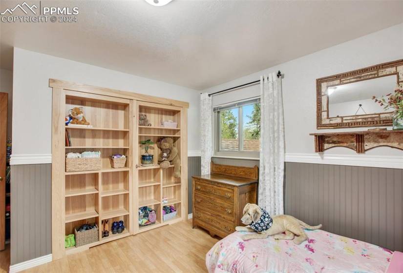 Bedroom featuring hardwood / wood-style flooring