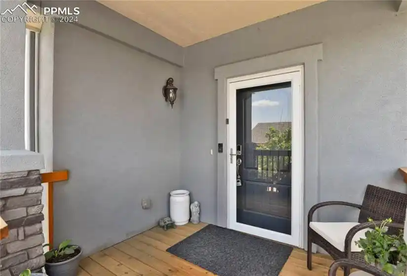 Entrance to the front of the home!