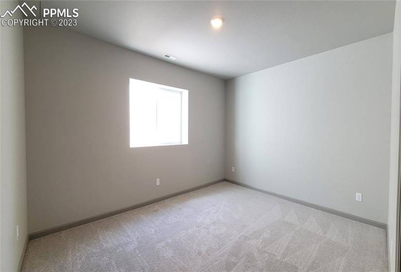 4th Bedroom with a walk-in closet located in the lower-level!